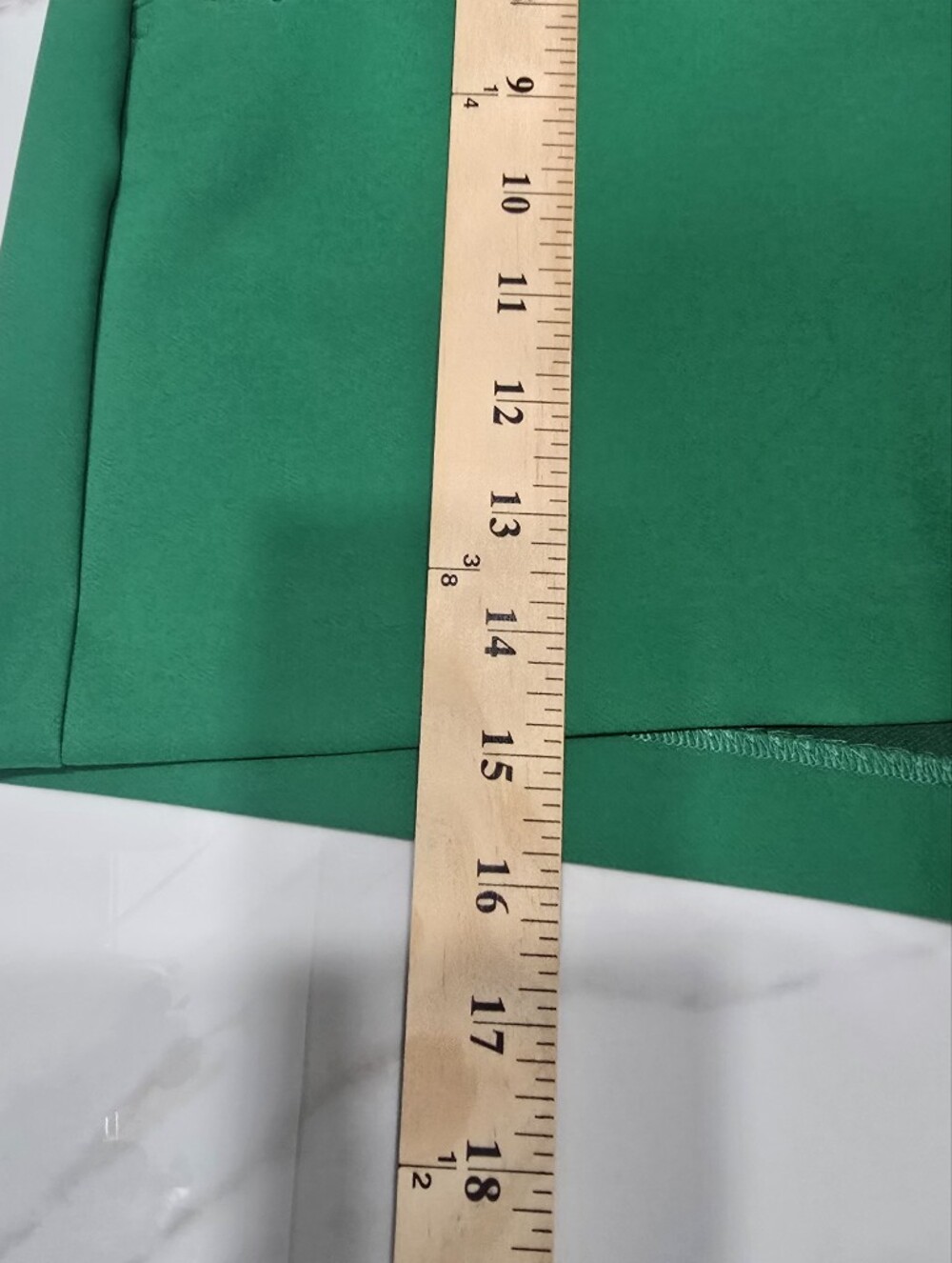 NWT Rachel Zoe Emerald Green High-Waist Sailor Shorts Gold Buttons Size 8 - Picture 7 of 9